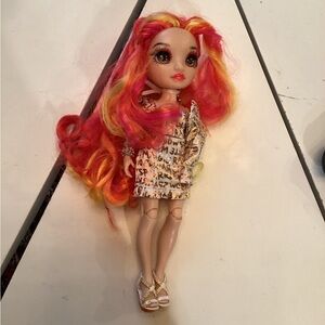 Fashion Doll with Multi-Colored Pink & Orange Hair - Kids Toy